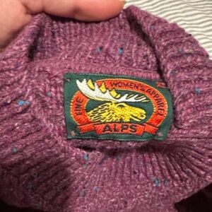 EUC Vintage Women's Purple Sweater